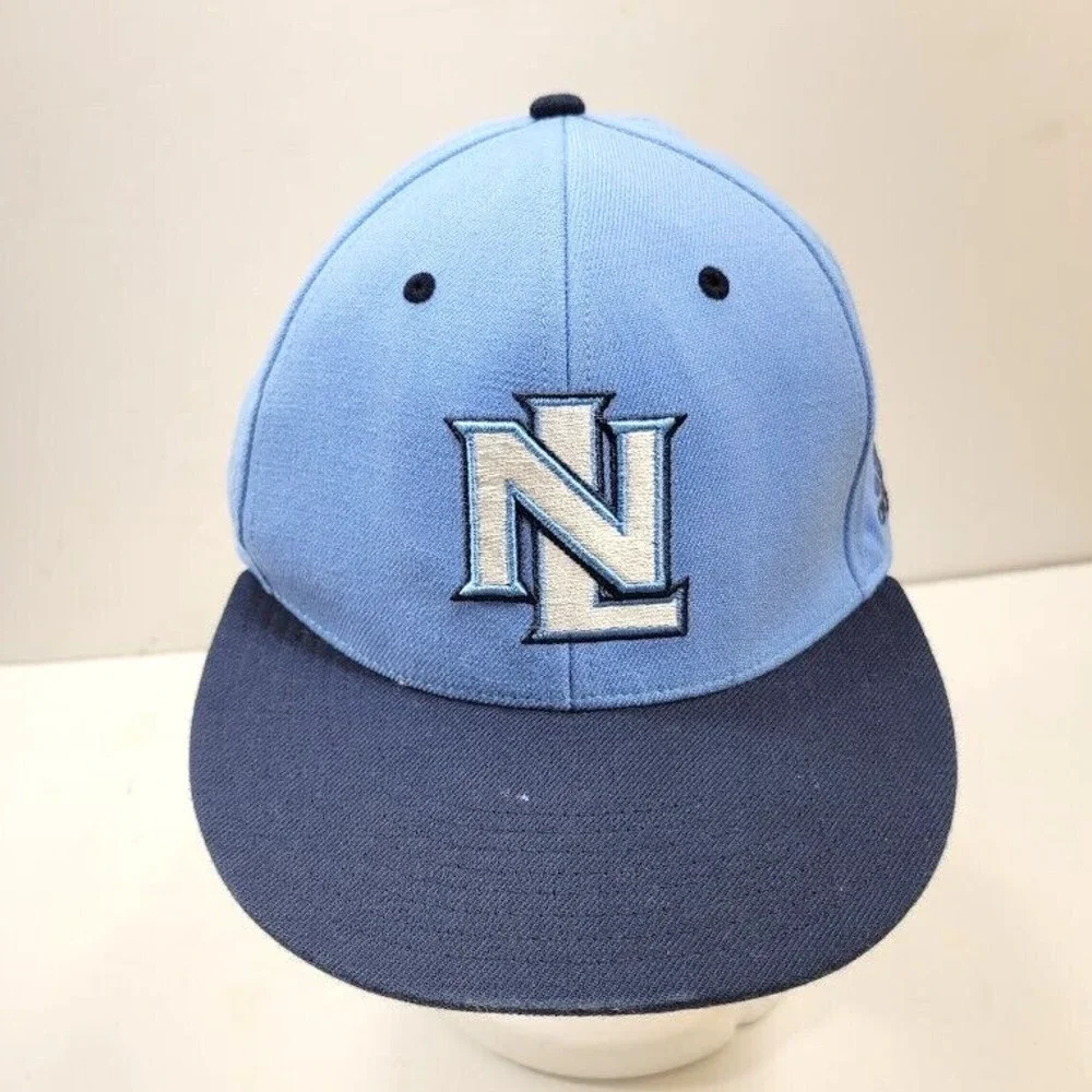 Adidas National League Baseball Cap Hat Adult Embroidered Logo Fitted Blue